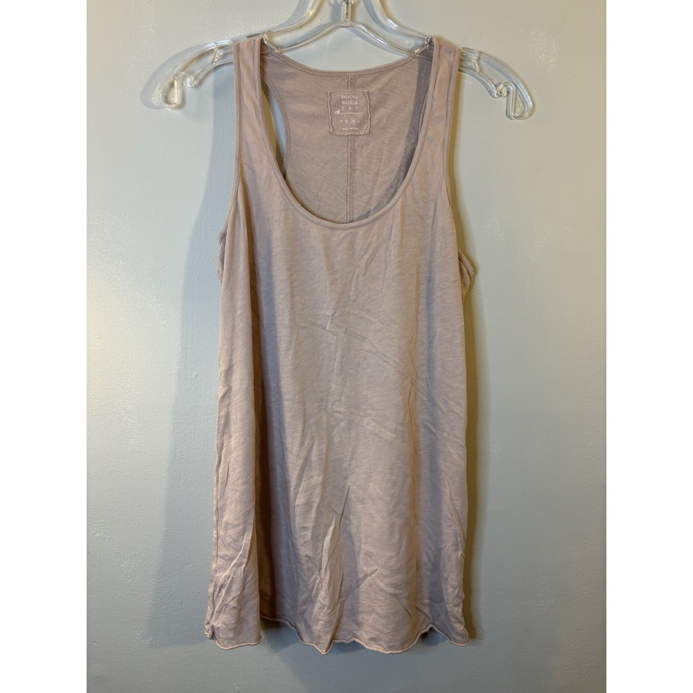 BROCHU WALKER Pink Racerback Tank Top M Cotton Modal USA